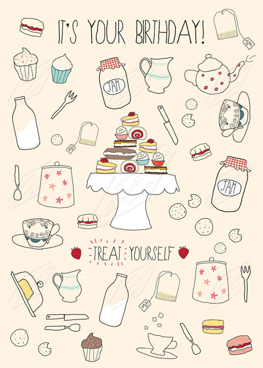 Birthday Baking Illustration by Cory Reid for Pure Art Licensing Agency & Surface Design Studio