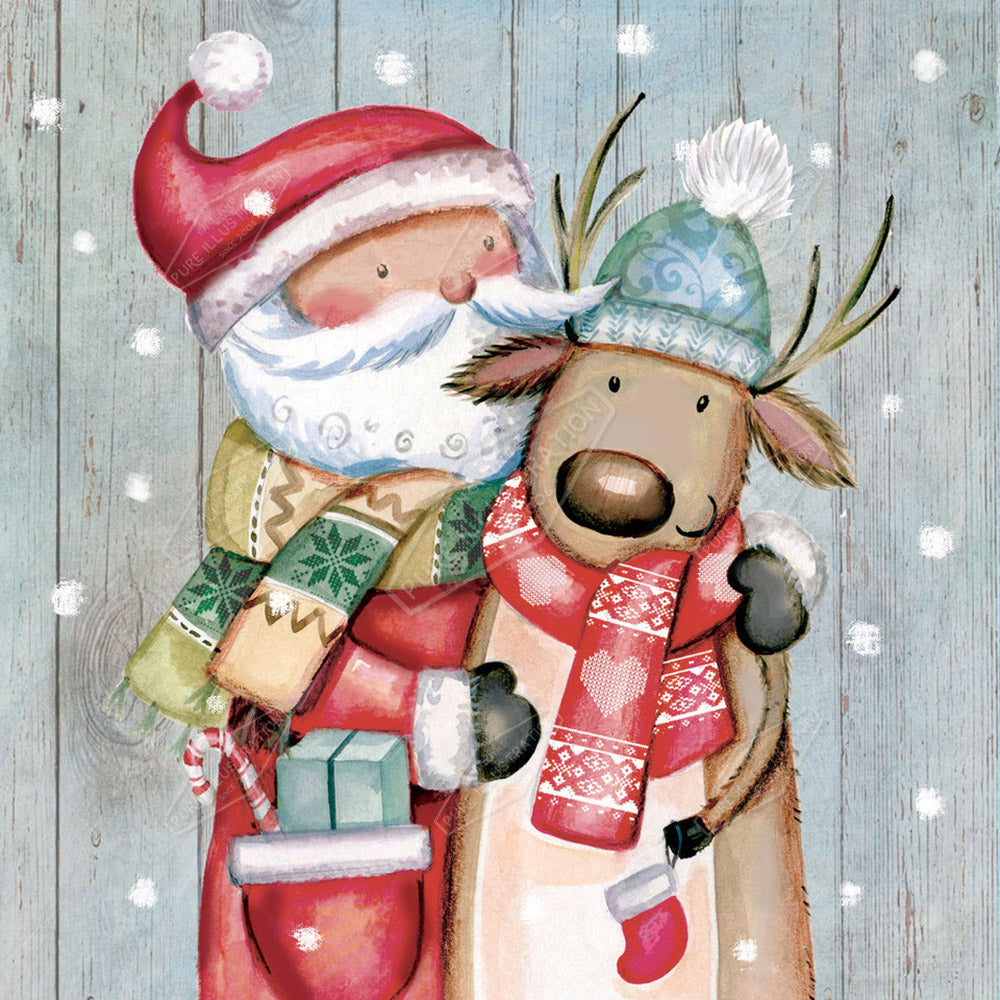 00029780DEV - Deva Evans is represented by Pure Art Licensing Agency - Christmas Greeting Card Design