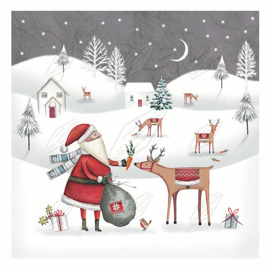 00029873DEV - Deva Evans is represented by Pure Art Licensing Agency - Christmas Greeting Card Design