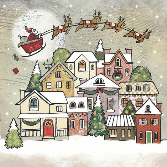 00029874DEV - Deva Evans is represented by Pure Art Licensing Agency - Christmas Greeting Card Design