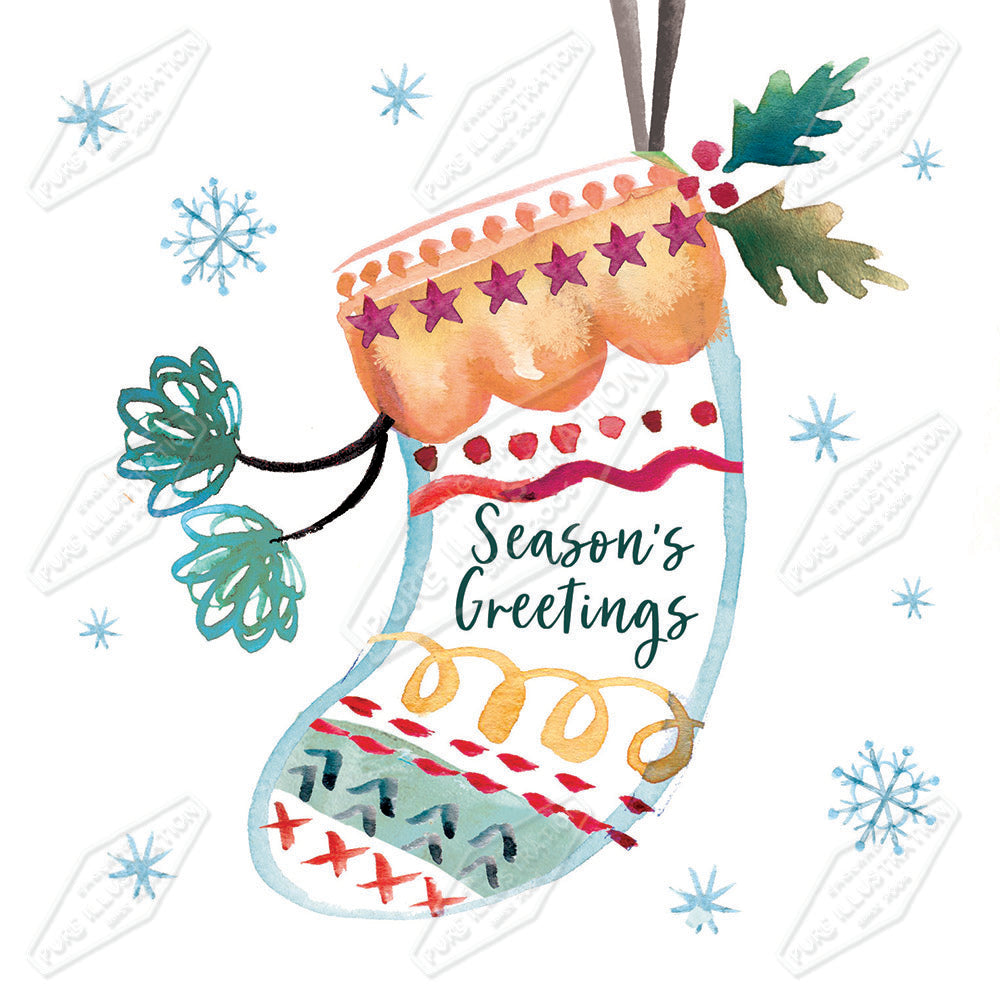 00029934DEV - Deva Evans is represented by Pure Art Licensing Agency - Christmas Greeting Card Design