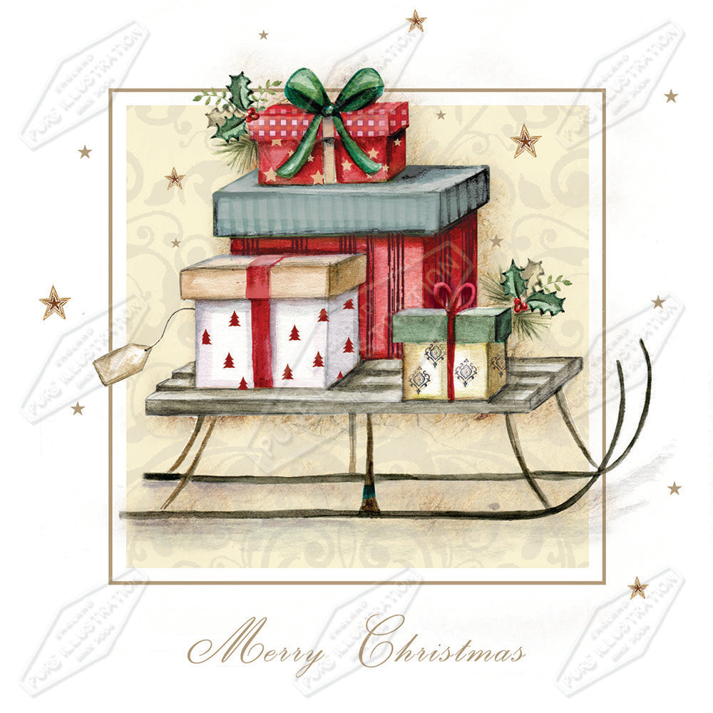 00029939DEV - Deva Evans is represented by Pure Art Licensing Agency - Christmas Greeting Card Design