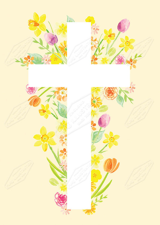 Easter Cross Design by Victoria Marks for Pure Art Licensing Agency & Surface Design Studio