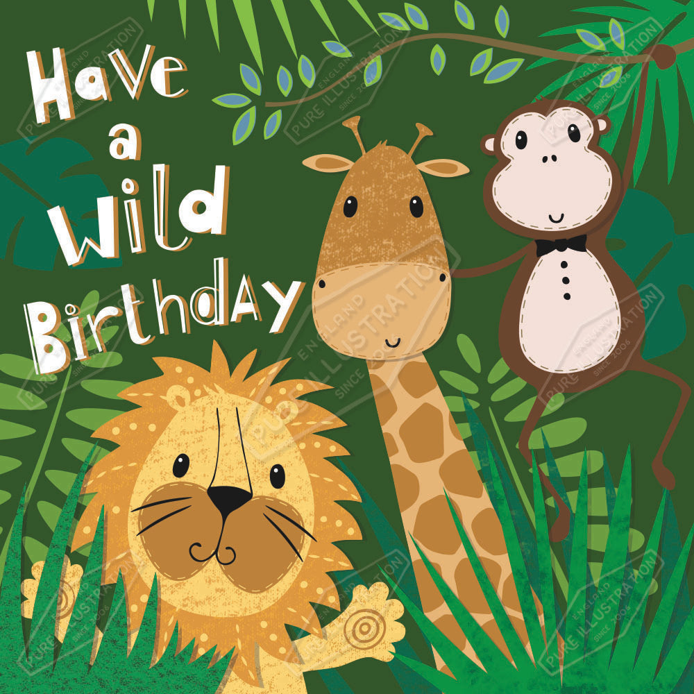 Children's Birthday Animals Design by Victoria Marks for Pure Art Licensing Agency & Surface Design Studio