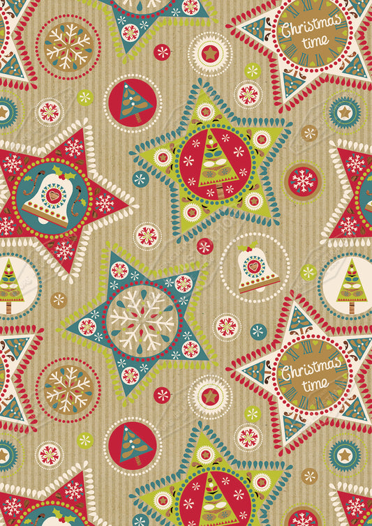 00030145KSP- Kerry Spurling is represented by Pure Art Licensing Agency - Christmas Pattern Design