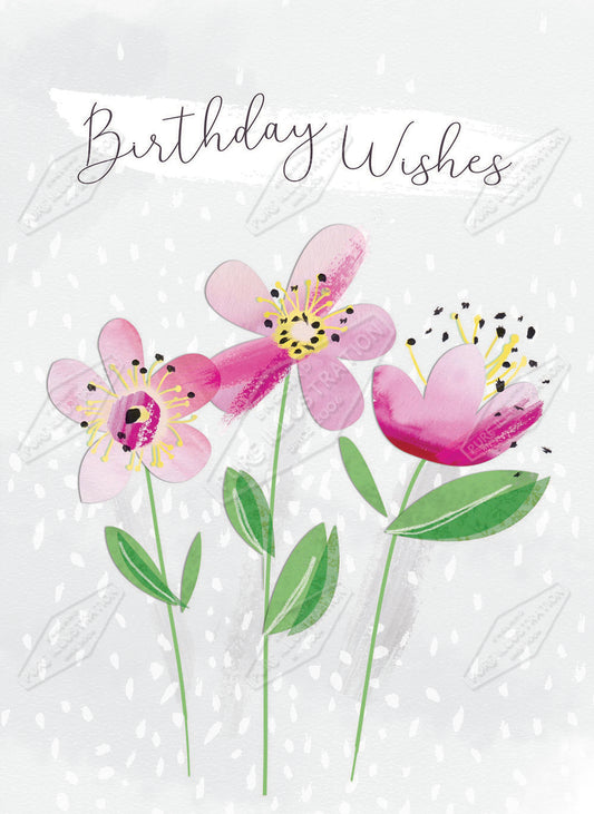 00032475SLA- Sarah Lake is represented by Pure Art Licensing Agency - Birthday Greeting Card Design