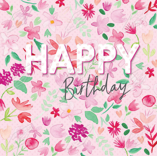 00032476SLAa- Sarah Lake is represented by Pure Art Licensing Agency - Birthday Greeting Card Design