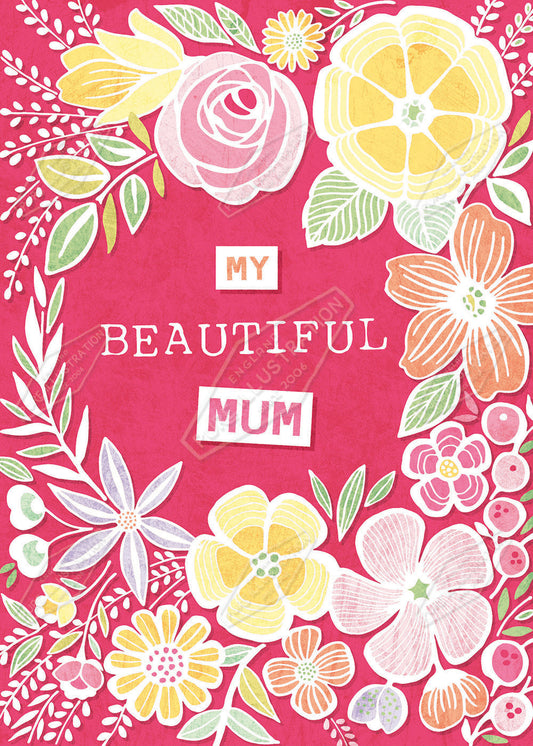 Mother's Day / Birthday Design by Gill Eggleston for Pure Art Licensing Agency & Surface Design Studio