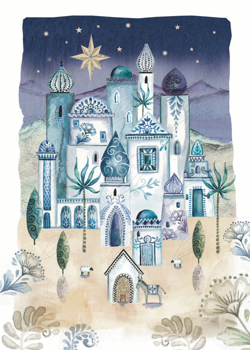 00032794DEV - Deva Evans is represented by Pure Art Licensing Agency - Christmas Greeting Card Design