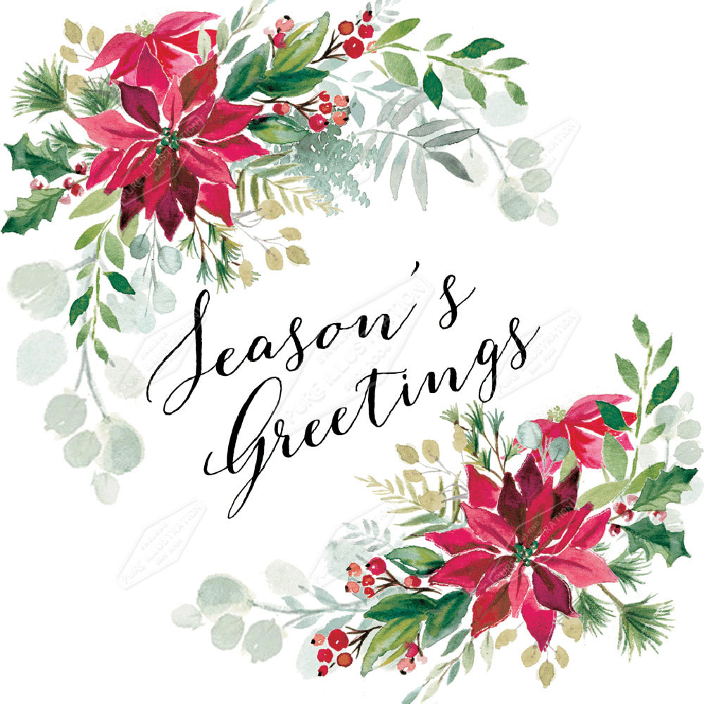 00032803DEV - Deva Evans is represented by Pure Art Licensing Agency - Christmas Greeting Card Design