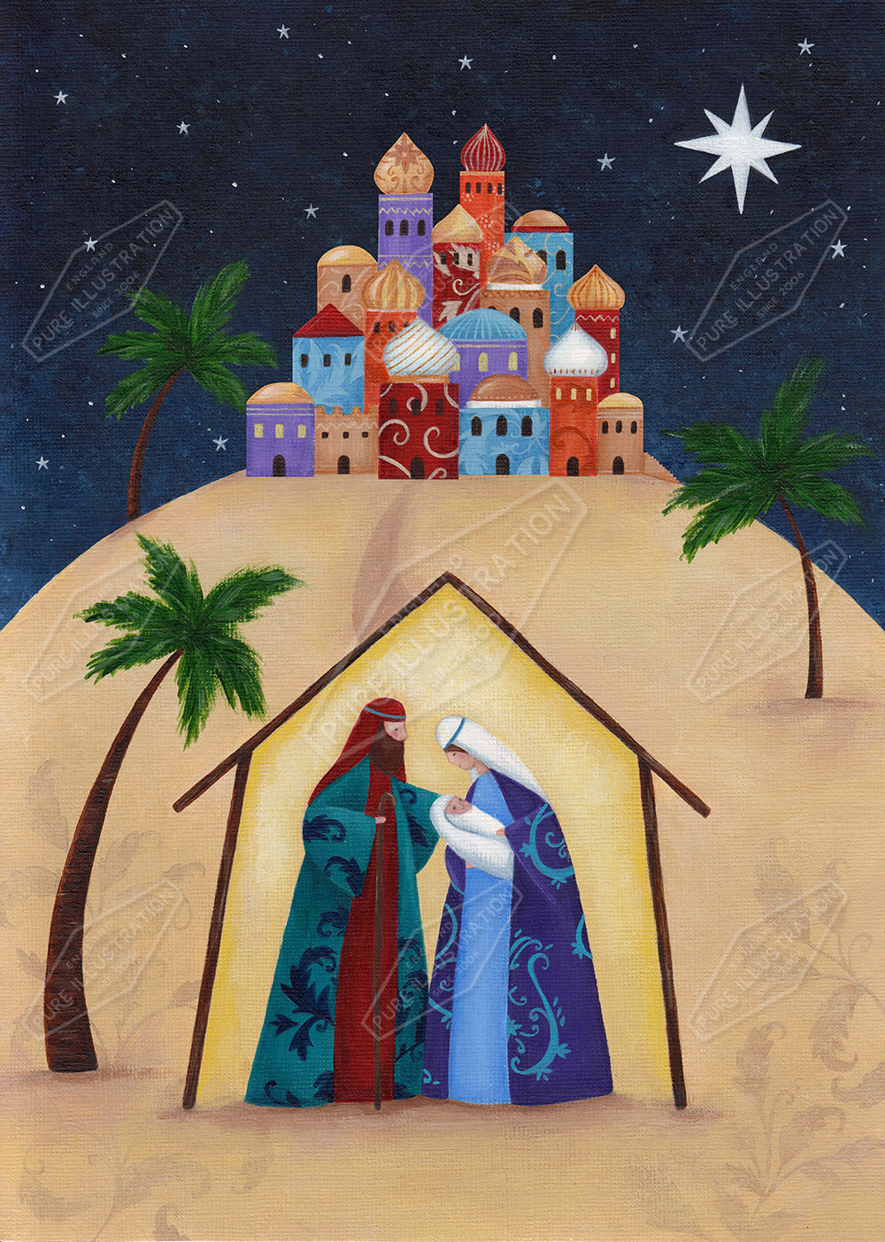 00032815AAI - Manger Scene by Anna Aitken - Pure Art Licensing Studio