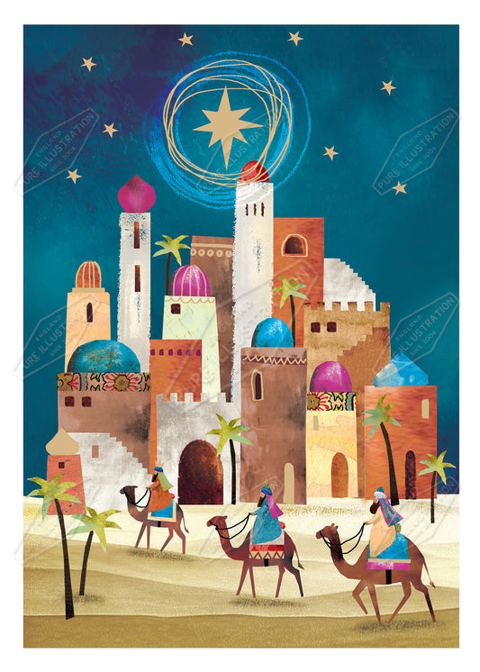 00033404DEV - Deva Evans is represented by Pure Art Licensing Agency - Christmas Greeting Card Design