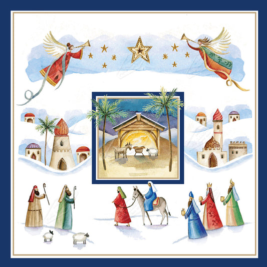 00033421DEV - Deva Evans is represented by Pure Art Licensing Agency - Christmas Greeting Card Design