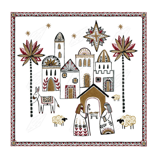 00033474DEV - Deva Evans is represented by Pure Art Licensing Agency - Christmas Greeting Card Design