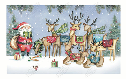 00033536DEV - Deva Evans is represented by Pure Art Licensing Agency - Christmas Greeting Card Design