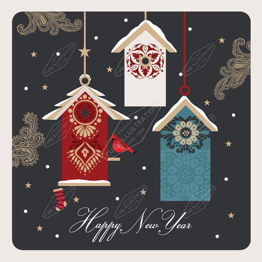 00033539DEV - Deva Evans is represented by Pure Art Licensing Agency - Christmas Greeting Card Design