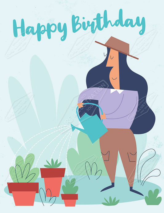 00033891RSW - Luke Swinney is represented by Pure Art Licensing Agency - Birthday Greeting Card Design