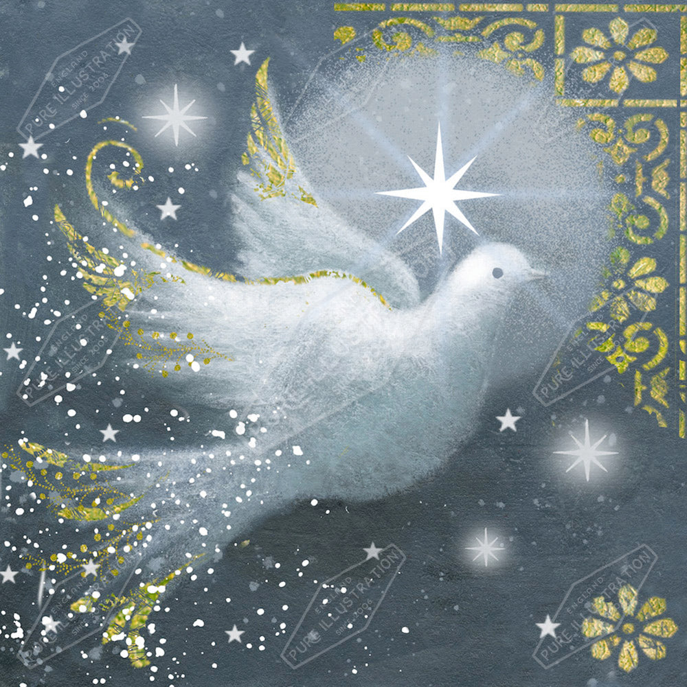 00033996JPA- Jan Pashley is represented by Pure Art Licensing Agency - Christmas Greeting Card Design