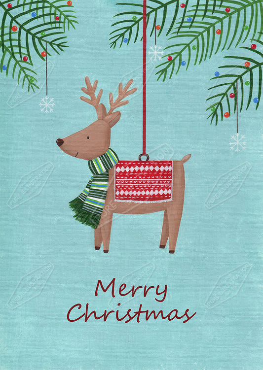 00034021AAI - Reindeer Decoration by Anna Aitken - Pure Art Licensing Agency