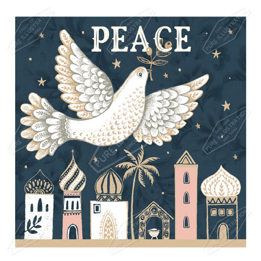 00034023DEV - Deva Evans is represented by Pure Art Licensing Agency - Christmas Greeting Card Design