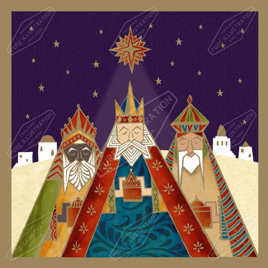 00034025DEV - Deva Evans is represented by Pure Art Licensing Agency - Christmas Greeting Card Design