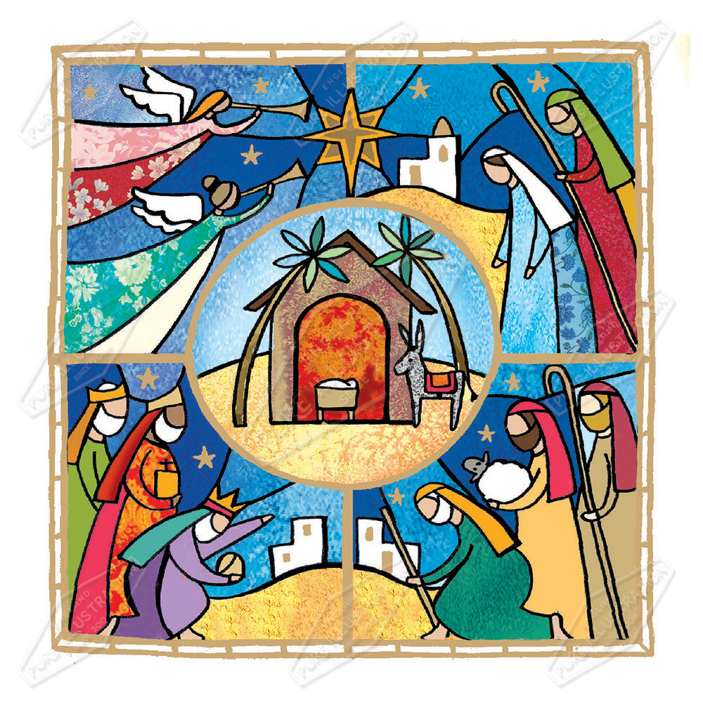 00034117DEV - Deva Evans is represented by Pure Art Licensing Agency - Christmas Greeting Card Design