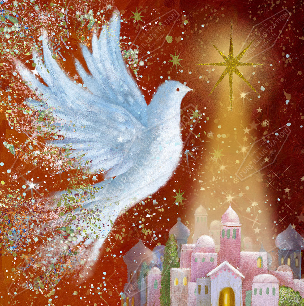 00034121JPA- Jan Pashley is represented by Pure Art Licensing Agency - Christmas Greeting Card Design