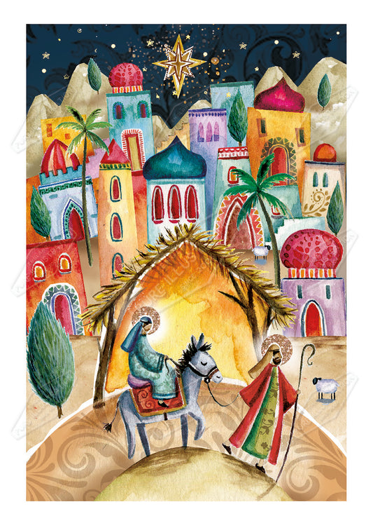 00034180DEV - Deva Evans is represented by Pure Art Licensing Agency - Christmas Greeting Card Design