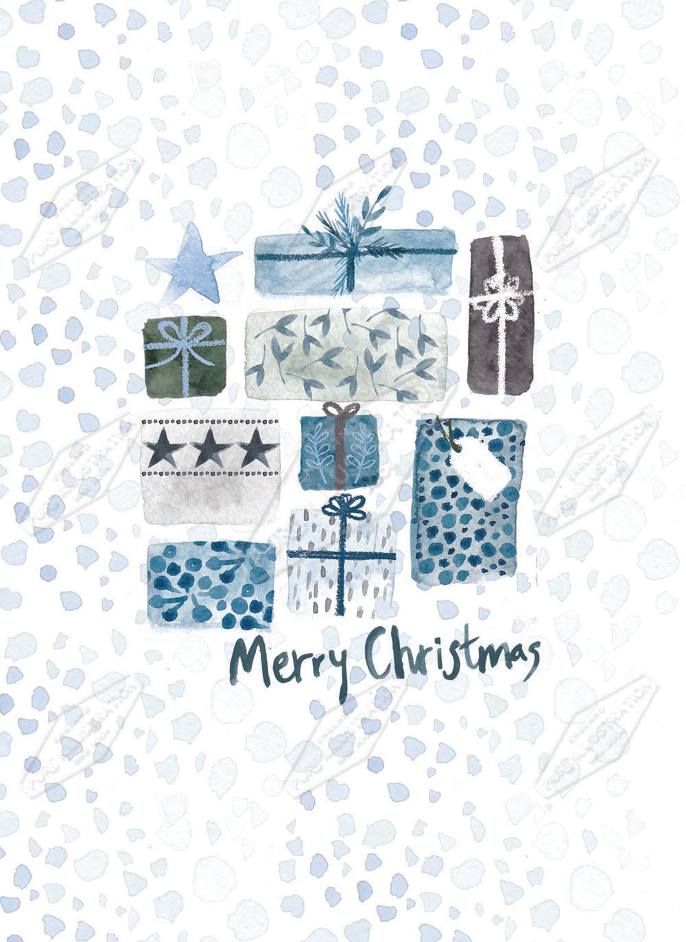 00034216SLA- Sarah Lake is represented by Pure Art Licensing Agency - Christmas Greeting Card Design