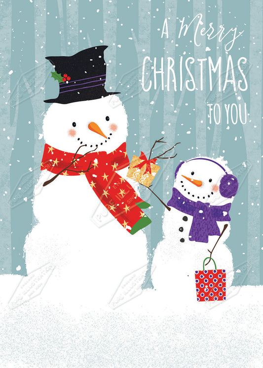 Snowmen Design by Gill Eggleston for Pure Art Licensing Agency & Surface Design Studio