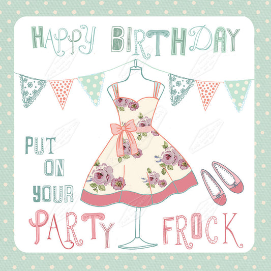 00034306DEV - Deva Evans is represented by Pure Art Licensing Agency - Birthday Greeting Card Design