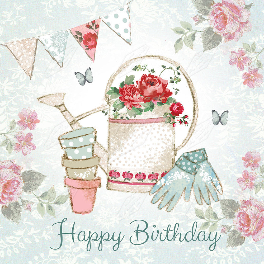 00034310DEV - Deva Evans is represented by Pure Art Licensing Agency - Birthday Greeting Card Design