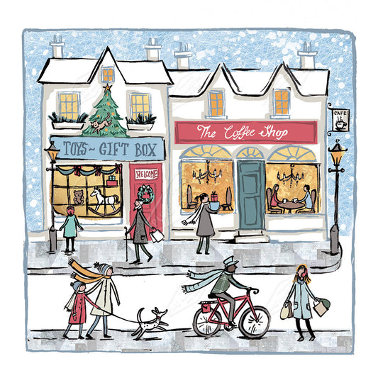 00034313DEV - Deva Evans is represented by Pure Art Licensing Agency - Christmas Greeting Card Design