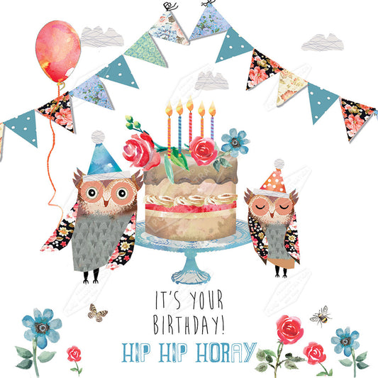 00034316DEV - Deva Evans is represented by Pure Art Licensing Agency - Birthday Greeting Card Design