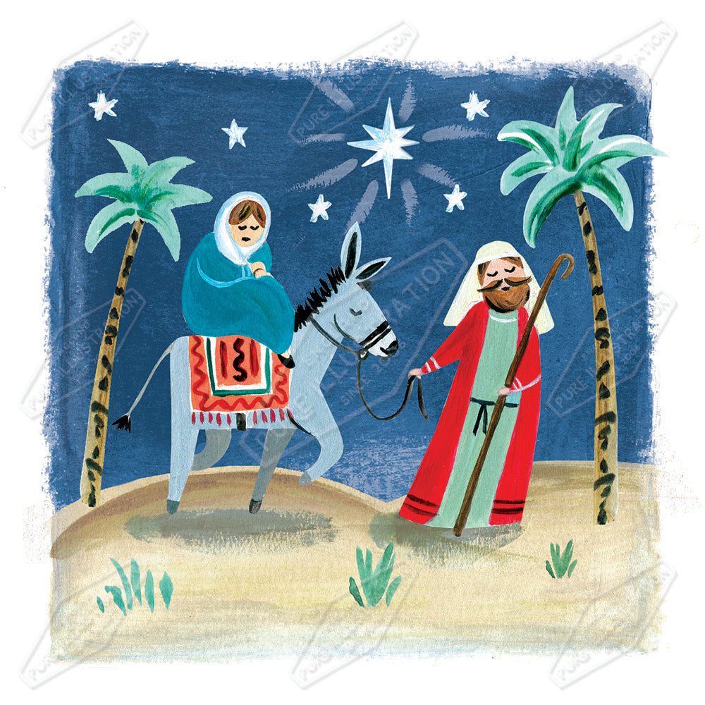 00034653DEV - Deva Evans is represented by Pure Art Licensing Agency - Christmas Greeting Card Design