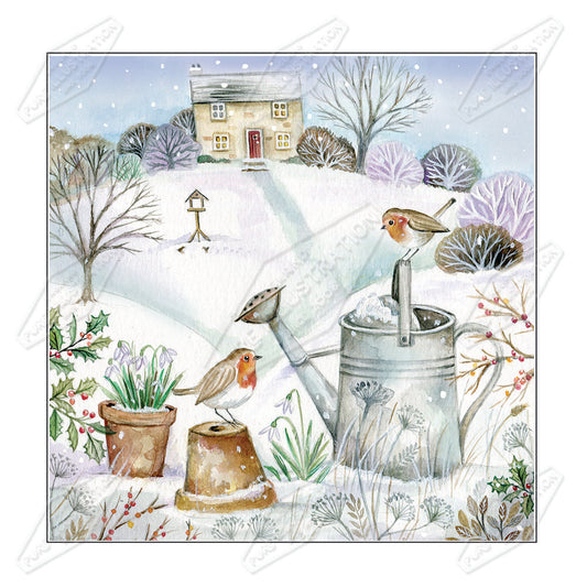 00034662DEV - Deva Evans is represented by Pure Art Licensing Agency - Christmas Greeting Card Design