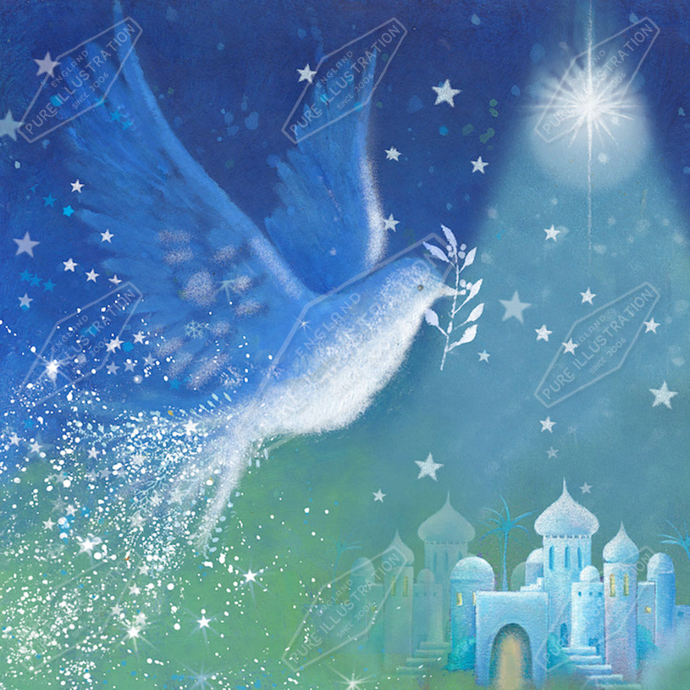 00034671JPA- Jan Pashley is represented by Pure Art Licensing Agency - Christmas Greeting Card Design