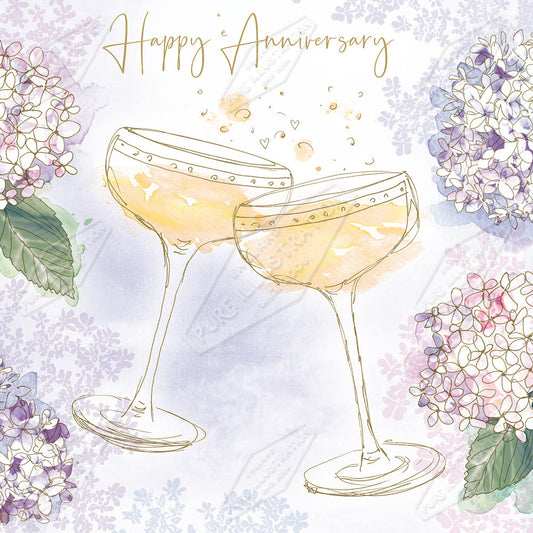 00034855CMI - Anniversary Greeting Card Design - Pure Art Licensing Agency