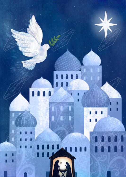 00034871AAI - Bethlehem Nativty Scene by Anna Aitken for Pure Art Licensing Agency