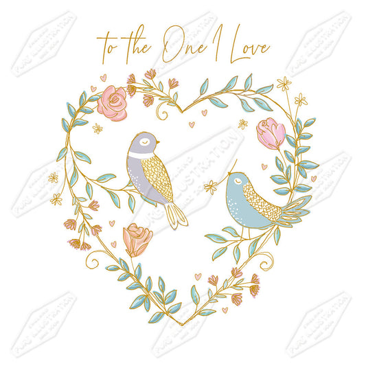 00034875CMI - Love Birds by Caitlin Miller - Pure art Licensing Agency