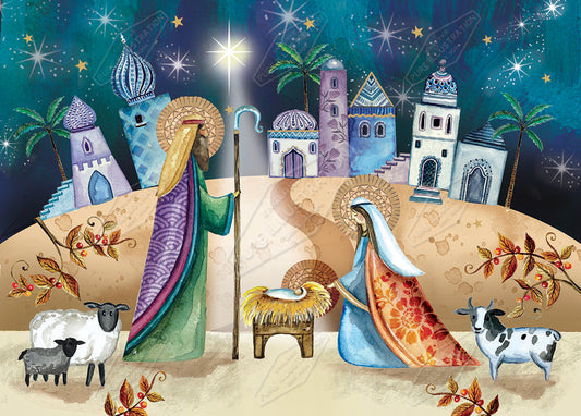 00034950DEV - Manger Scene by Deva Evans for Pure Art Licensing Agency