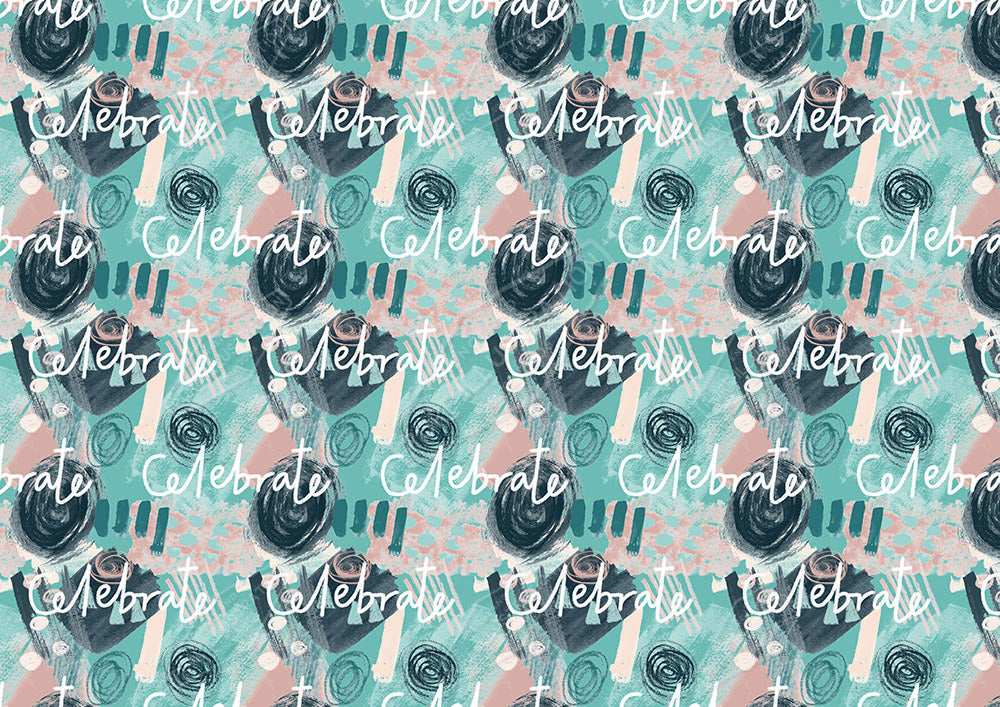 00035005LBR- Leah Brideaux is represented by Pure Art Licensing Agency - Birthday Pattern Design