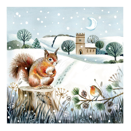 00035230DEV- Deva Evans is represented by Pure Art Licensing Agency - Christmas Greeting Card Design