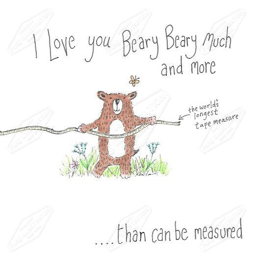 00035302CKO- Carla Koala is represented by Pure Art Licensing Agency - Love Greeting Card Design 