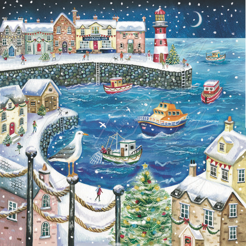 00035560DEV - Deva Evans is represented by Pure Art Licensing Agency - Christmas Greeting Card Design